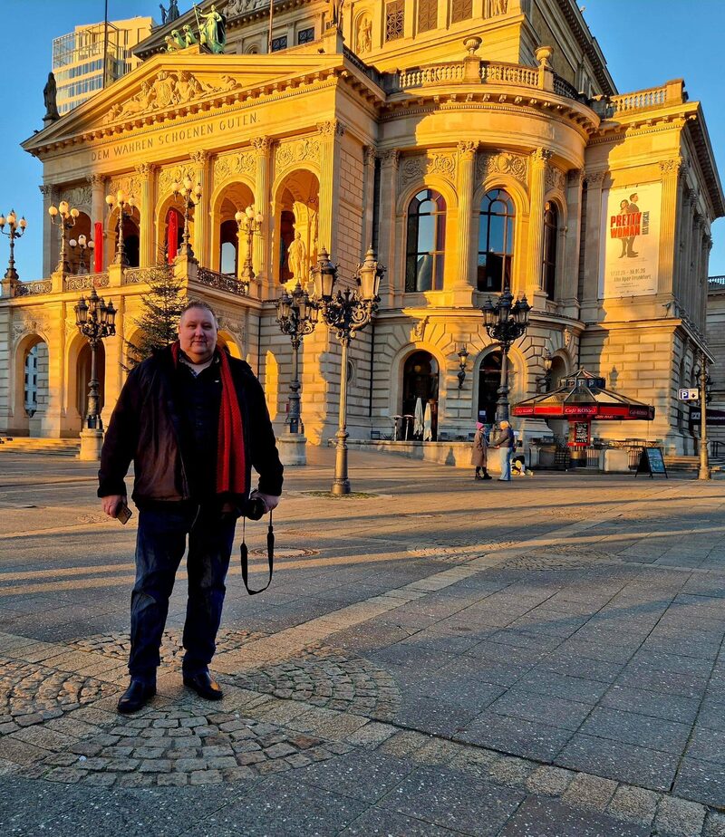 Andreas Trojak im Einsatz als Journalist